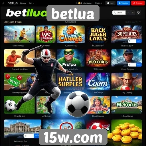 Opcões de jogos disponíveis no betlua